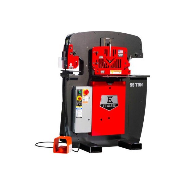 Edwards Mfg Co. 55 Ton Ironworker - 1 Phase, 230V - Edwards IW55-1P230 - main